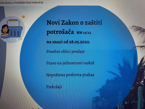 Webinar „Primjena Zakona o zaštiti potrošača i Zakona o ugostiteljskoj djelatnosti“ u organizaciji Regionalnog ureda Split - veliki odaziv hotelijera