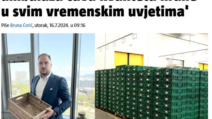 Uspjeh domaće tvrtke: 'Naša ambalaža čuva kvalitetu hrane u svim vremenskim uvjetima'
