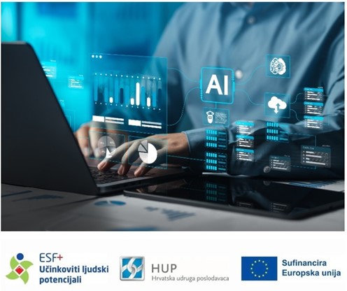HUPPA edukacija: Umjetna inteligencija: AI alati, kako rade i kako vam mogu pomoći u poslovanju; HUP Reg. ured Osijek, Vukovarska ulica 31, (zgrada Eurodoma, IV. kat), Osijek
