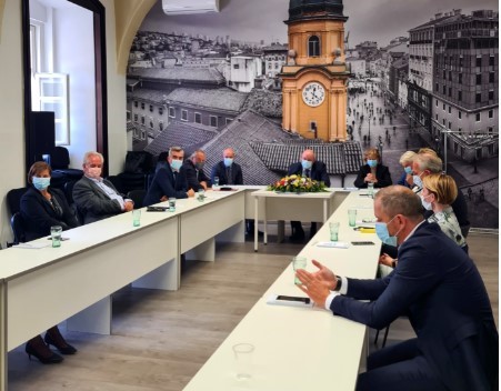 Glavni direktor Damir Zorić u posjeti članovima iz riječke podružnice HUP-a