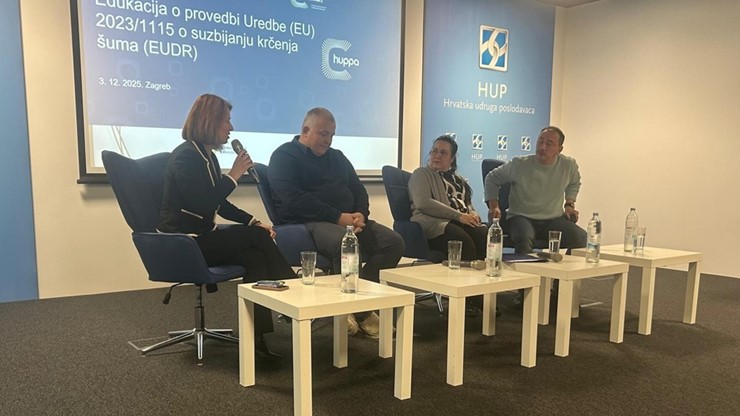 U HUP-u održana nova edukacija o provedbi Uredbe (EU) 2023/1115 o suzbijanju krčenja šuma (EUDR)