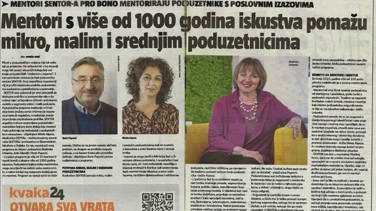 S VIŠE OD 1000 GODINA ISKUSTVA POMAŽEMO PODUZETNICIMA 