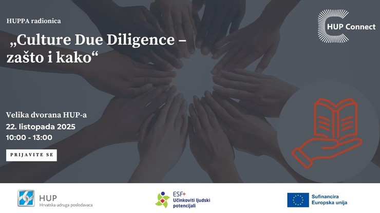 HUPPA Radionica: „Culture Due Diligence – zašto i kako“