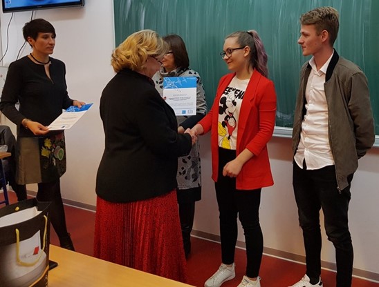 Tim Gospodarske škole Varaždin nagrađen na natječaju HUP-a “Poduzetnici budućnosti”