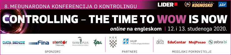 8. međunarodna online konferencija o kontrolingu u Hrvatskoj – 12. i 13. studenoga