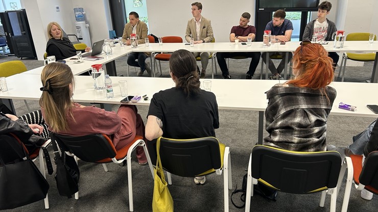 Studenti Sveučilišta Algebra Bernays u posjetu HUP-u