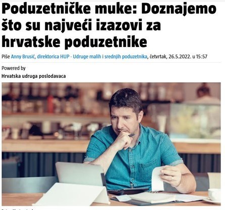 KOLUMNA: Poduzetničke muke: Doznajemo što su najveći izazovi za hrvatske poduzetnike