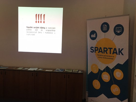 Rodna ravnopravnost kao osnova socijalnog partnerstva - Projekt SPARTAK