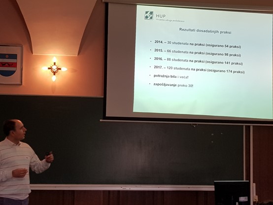 Studentima Prehrambeno-tehnološkog fakulteta Osijek približen rad HUP-a i dana informacija o studentskoj stručnoj praksi