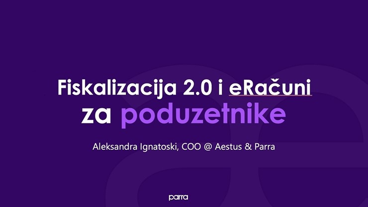 Webinar: “Fiskalizacija 2.0 – obveze i praktična rješenja za mikro i male poduzetnike”