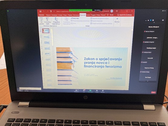Održan webinar o sprečavanju pranja novca i financiranju terorizma