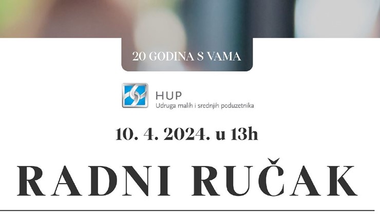 HUP Poziv - Radni ručak s gradonačelnikom Grada Splita, Ivicom Puljkom