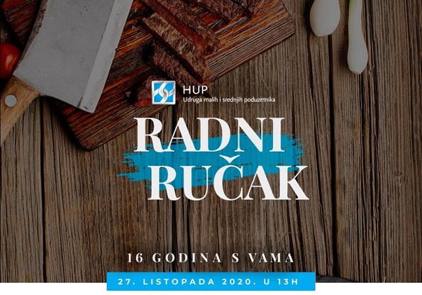 27.10.2020. Radni ručak s ministrom Zdravkom Marićem, Hilton Garden Inn, Zagreb, 13:00