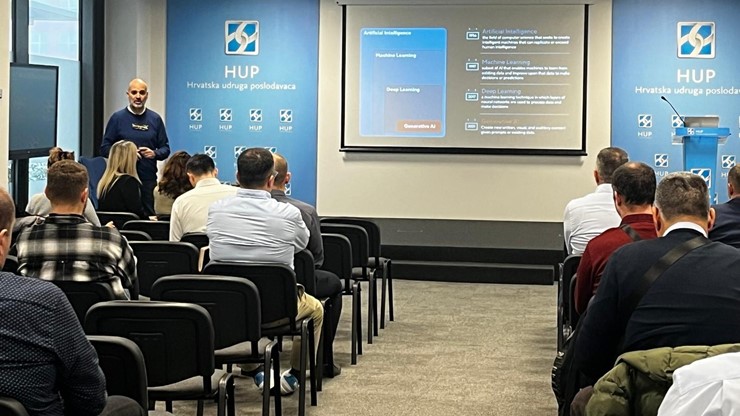 HUPPA i Digitalna (R)evolucija: radionicom o primjeni umjetne inteligencije u poslovnim procesima zaključen ciklus AI radionica